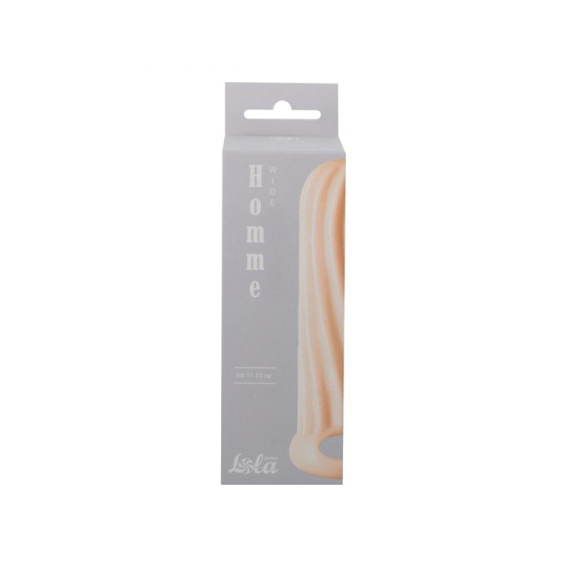 Penis sleeve Homme Wide Flesh for 11-15cm